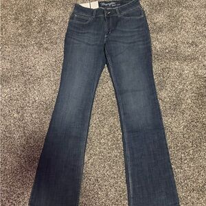 Wrangler Women's Dark Blue Flare Jeans